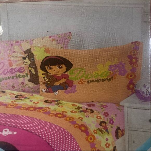 Dora The Explorer New With Tags 2009 Pillowcase Nickelodeon - Picture 7 of 7